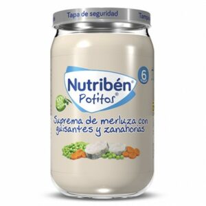 192073 - NUTRIBEN SUPREMA DE MERLUZA CON GUISANTES ZANAHO